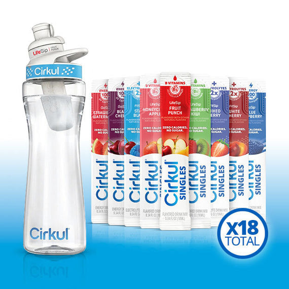 22oz. Plastic Bottle & GoSip® Black Cherry U6