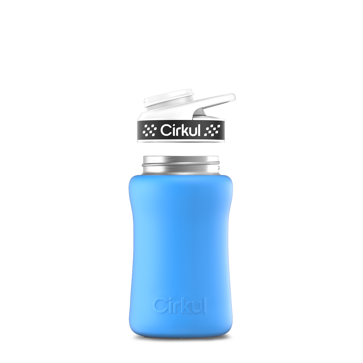 12oz. Stainless Steel Bottle & Comfort Grip Lid