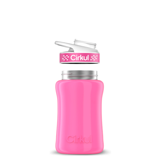12oz. Stainless Steel Bottle & Comfort Grip Lid