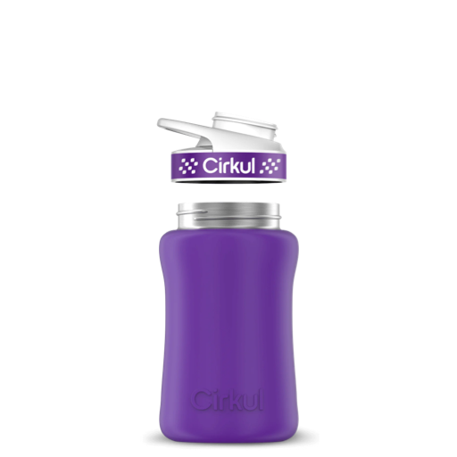 12oz. Stainless Steel Bottle & Comfort Grip Lid